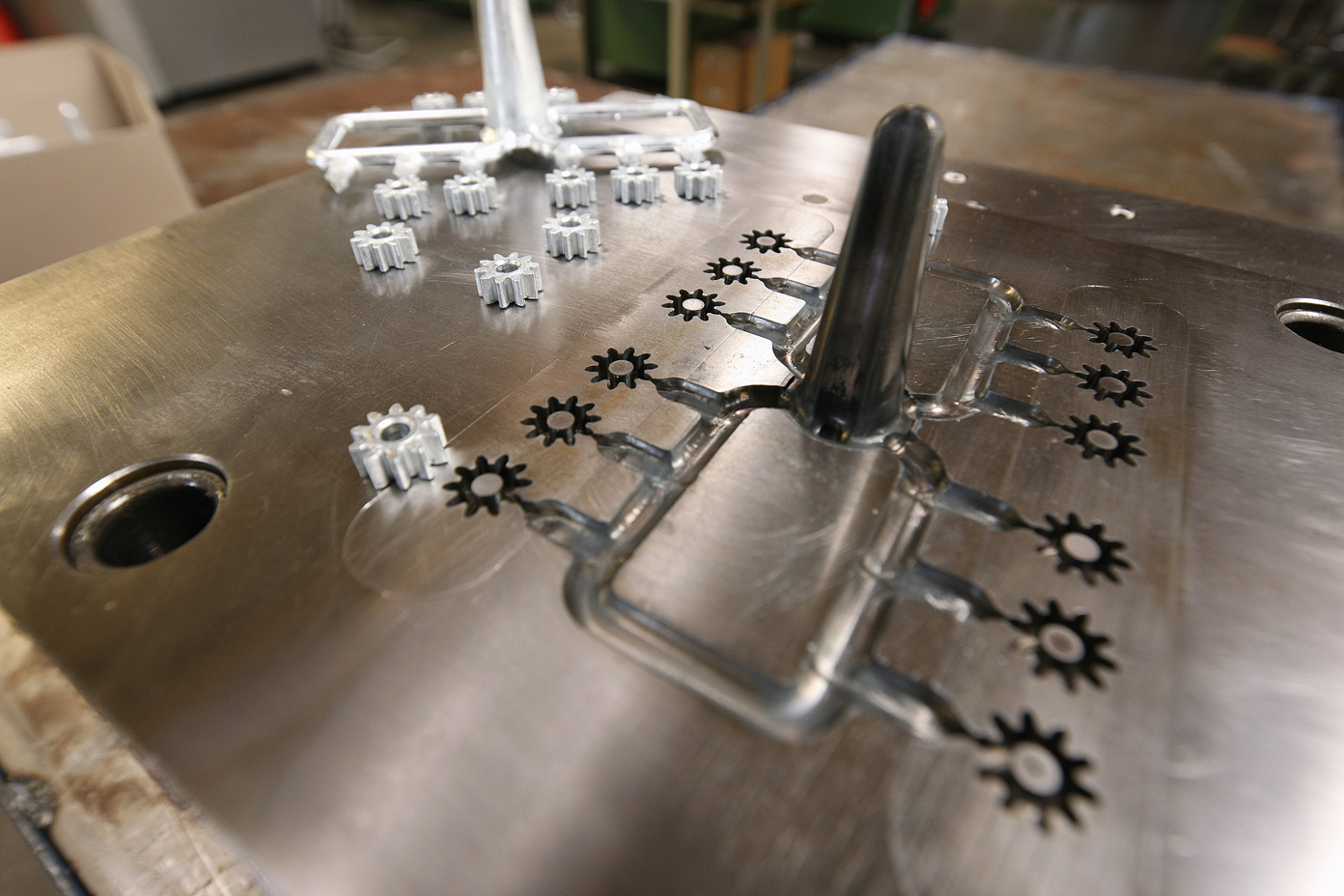 Bild einer Zinkdruckgussform