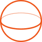 Geometric Sphere Icon Geometrischer Kreis Icon